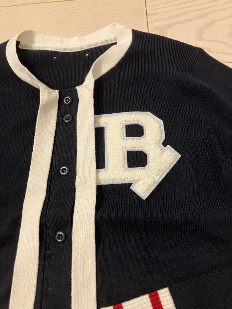 即日発送　最安値　B. CLUB TIE CARDIGAN　NAVY