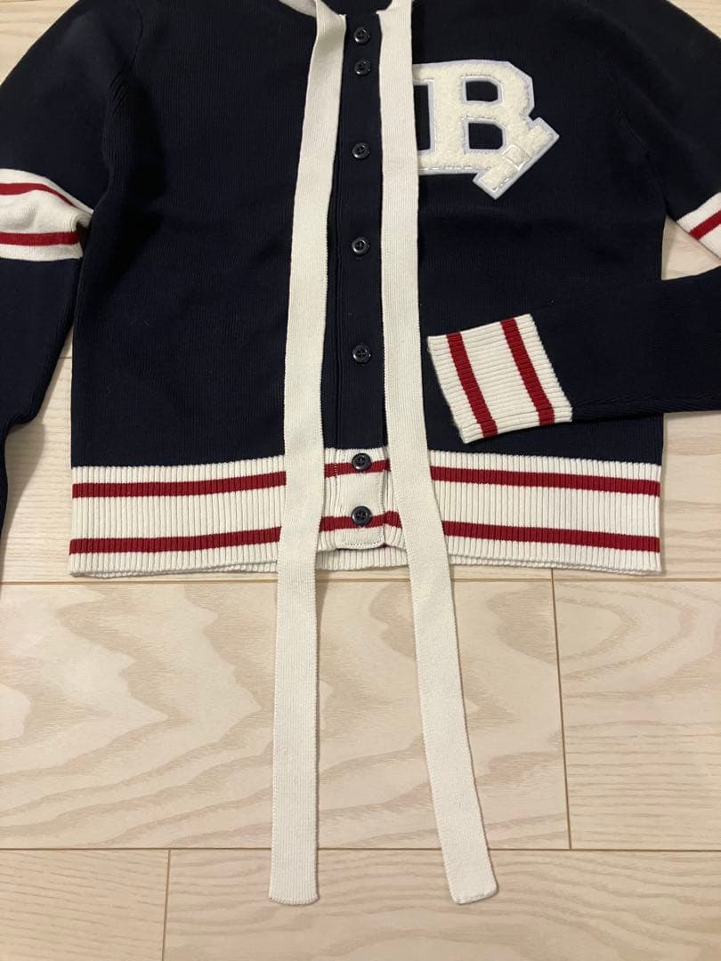 即日発送　最安値　B. CLUB TIE CARDIGAN　NAVY