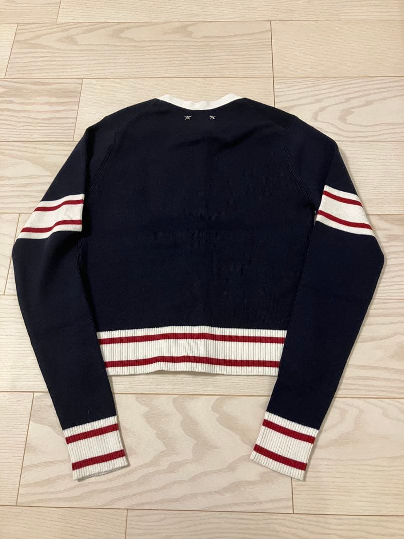 即日発送　最安値　B. CLUB TIE CARDIGAN　NAVY