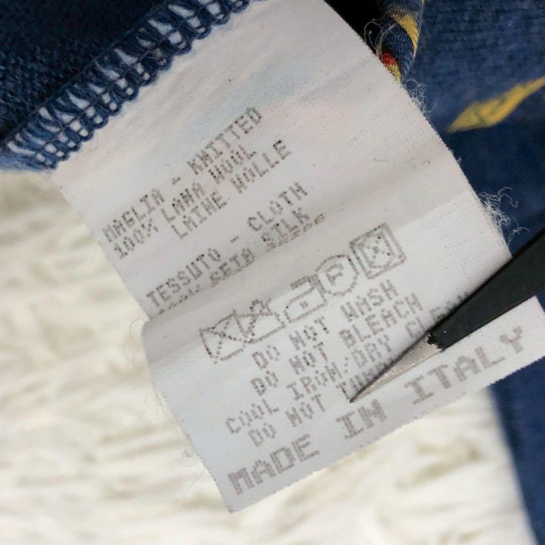 美品◎希少46サイズ◎Etro カーディガン アンサンブル 大きいサイズ