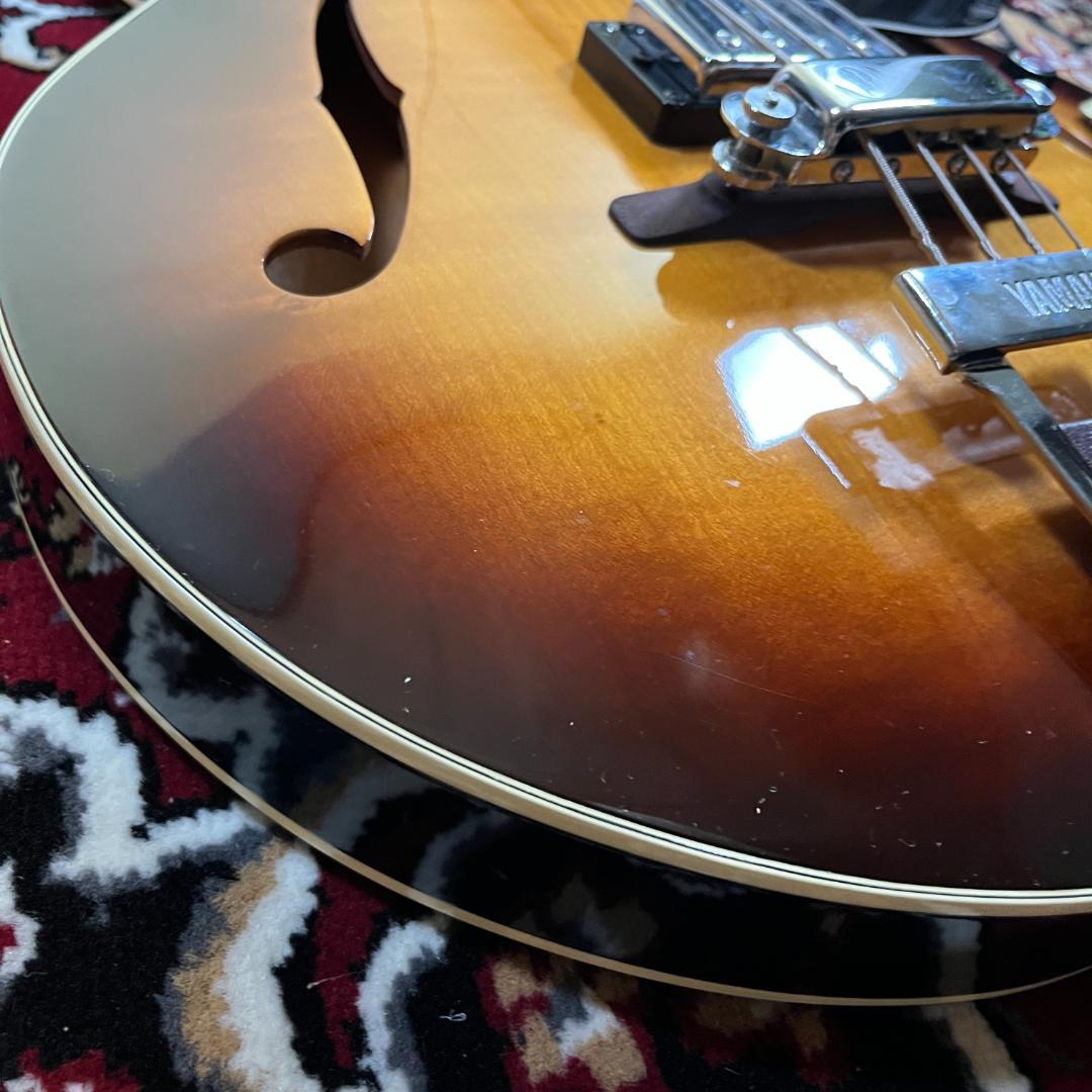 YAMAHA SA-75 1973年製 セミアコベース 純正ハードケース付属