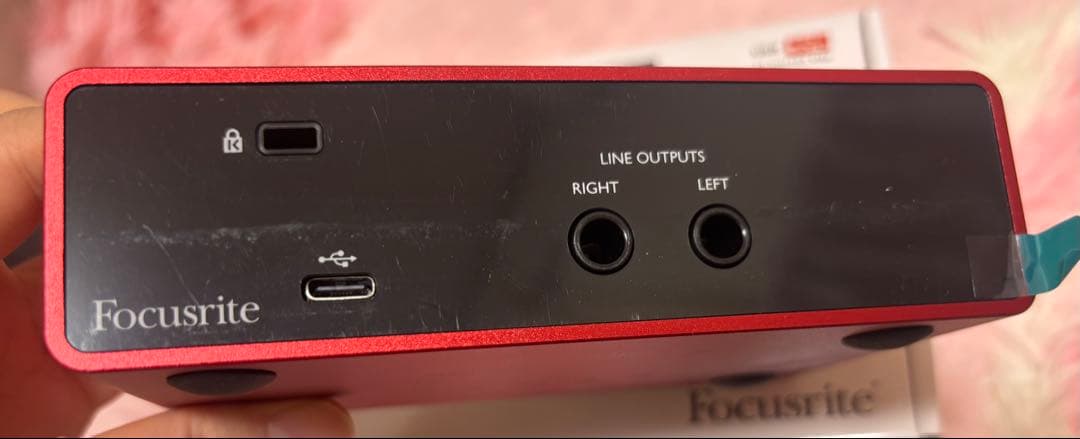 Focusrite Scarlett Solo USBオーディオインターフェース