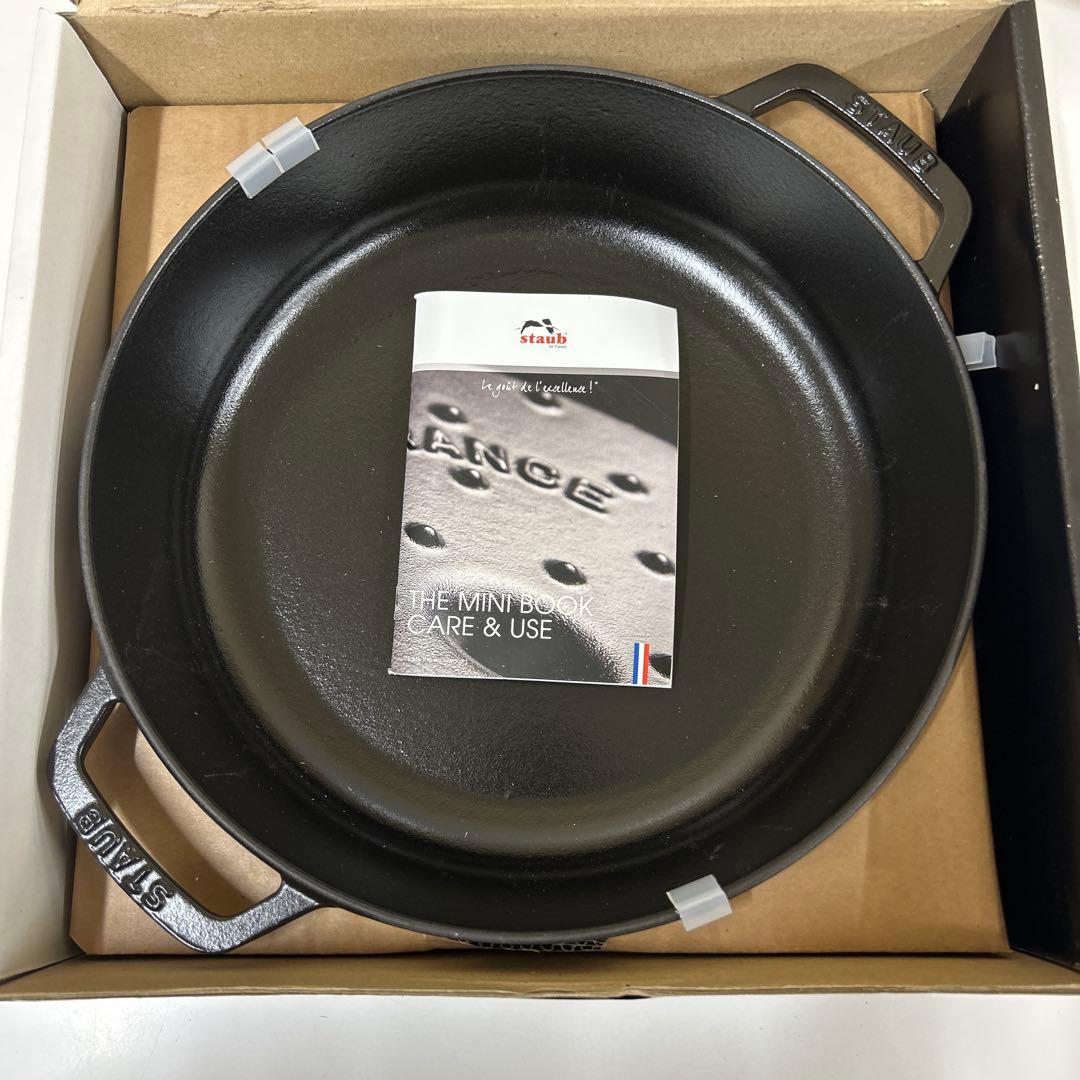 ストウブ staub 鍋 ブレイザーソテーパン 28cmブラック [並行輸入品]