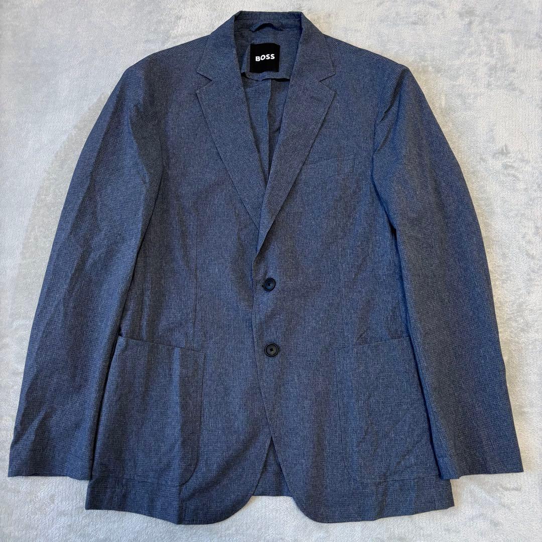 美品 現行タグ✨HUGOBOSS パッカブル テーラードジャケット洗濯○ 2B