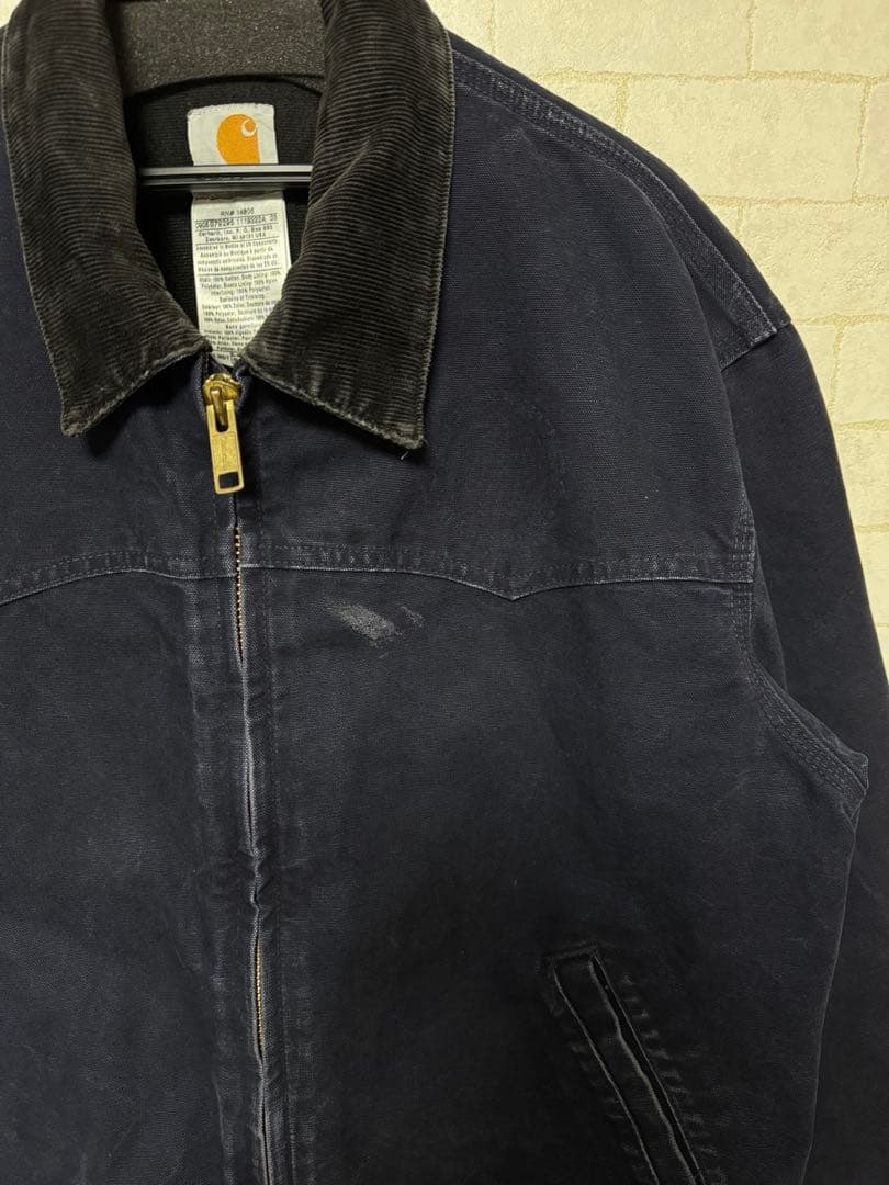 カーハートCarhartt サンタフェジャケット L ネイビー　J14 MDT
