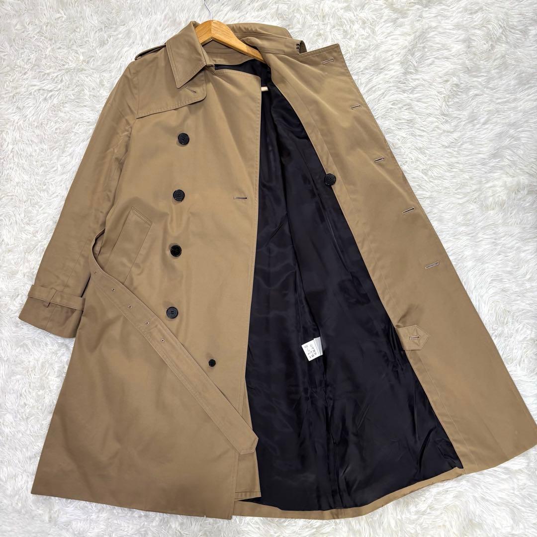 HYKE トレンチコート タイトフィット ベージュ Lサイズ