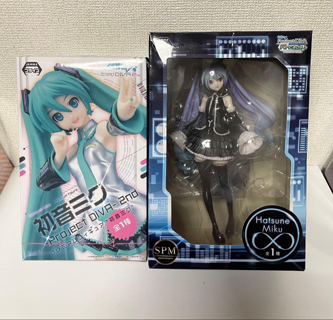 ★ 初音ミク Project DIVA 2nd と SPM ∞ フィギュア 2体