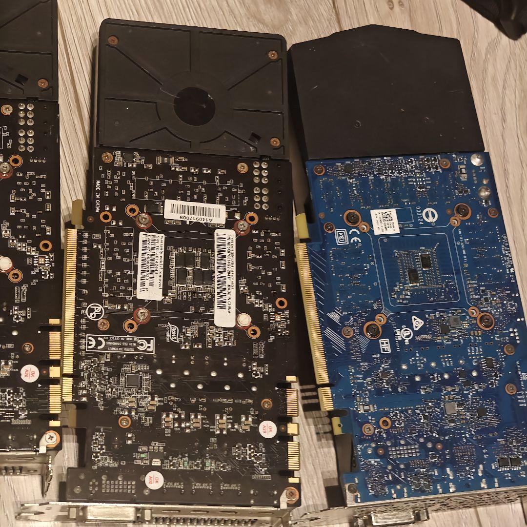 ジャンク・まとめ売りグラボ 4枚セット (RX570/GTX1060,970)