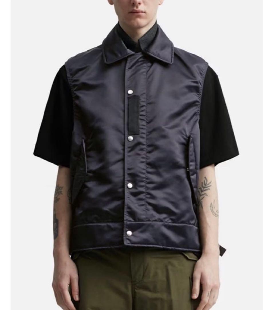 Sacai サカイ 23ss ミリタリーNylon Twill Vest