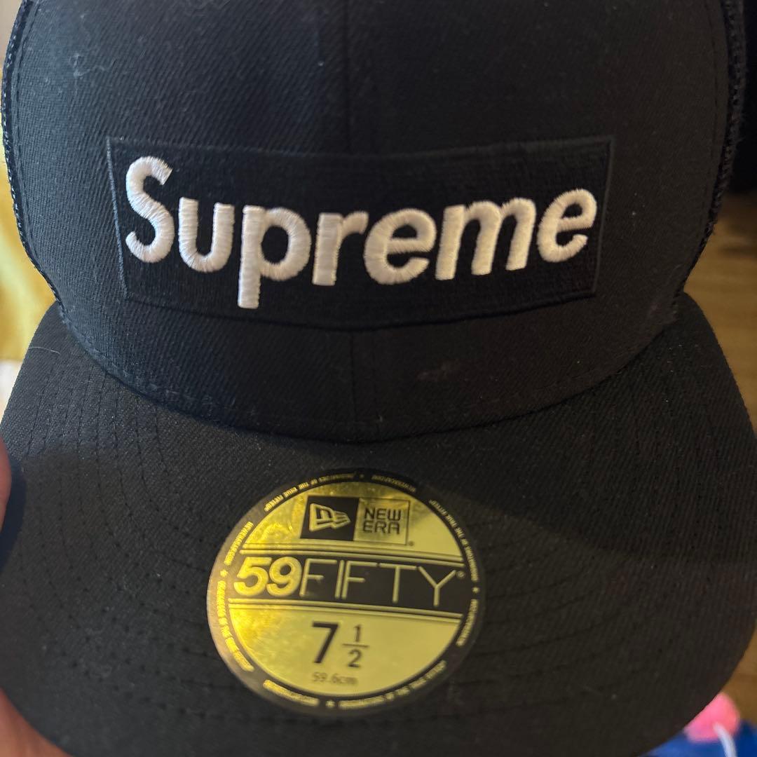 Supreme Box Logo 59FIFTY 7 1/2 黒
