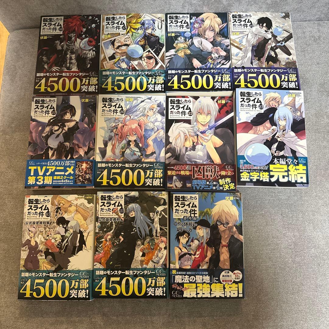 転生したらスライムだった件1〜23＋外伝3合計26