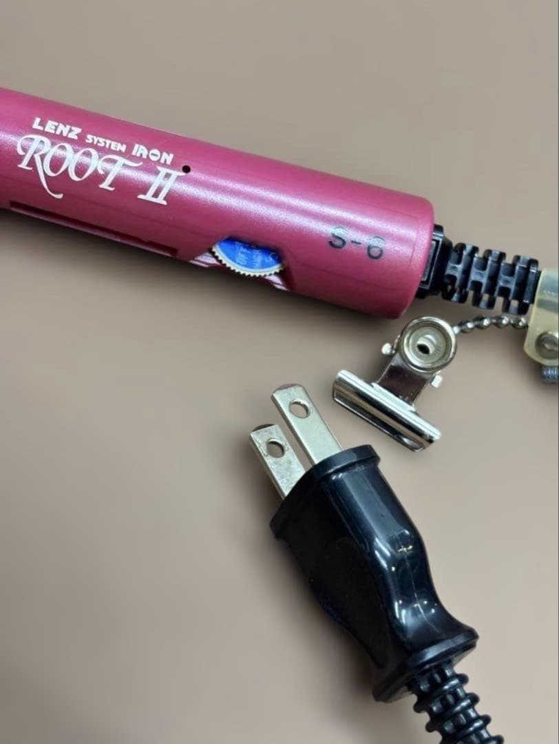 未使用品　LENZ S-6元巻きレンツルートアイロン　理容アイロン　丸アイロン