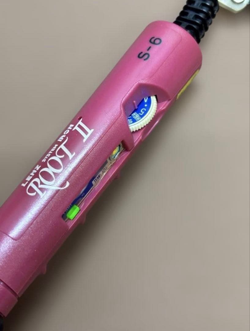 未使用品　LENZ S-6元巻きレンツルートアイロン　理容アイロン　丸アイロン