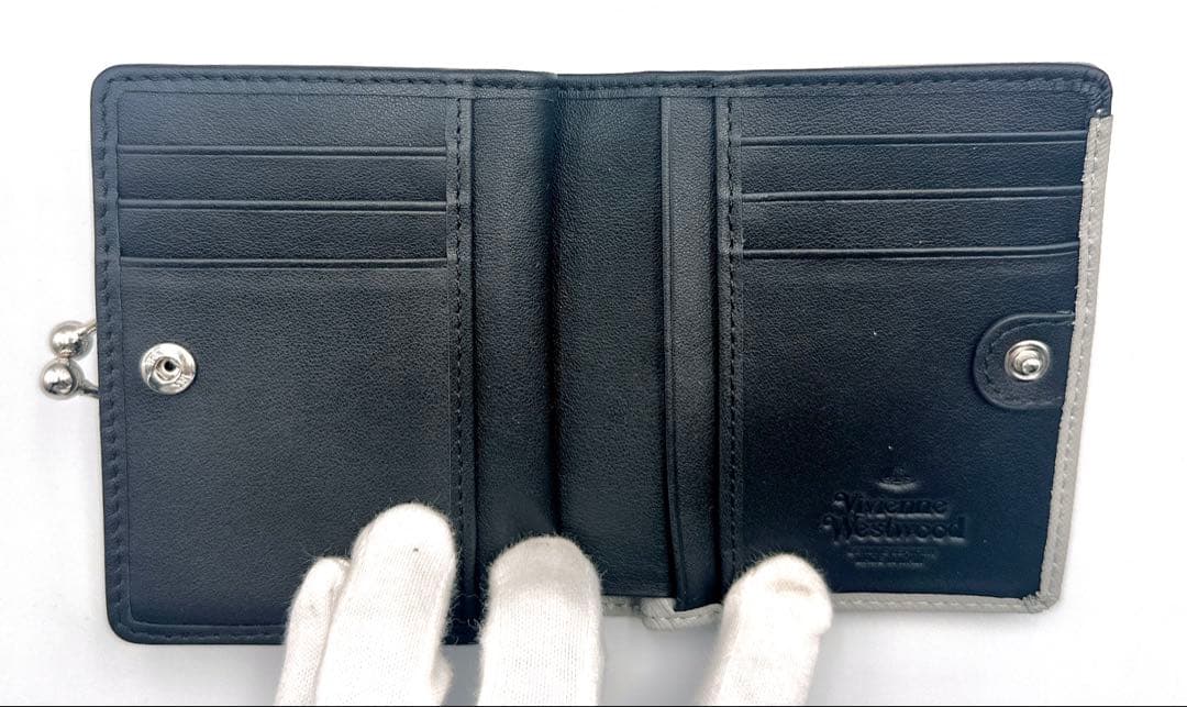 【新品✦新品】Vivienne Westwood 二つ折り財布/グレー/人気