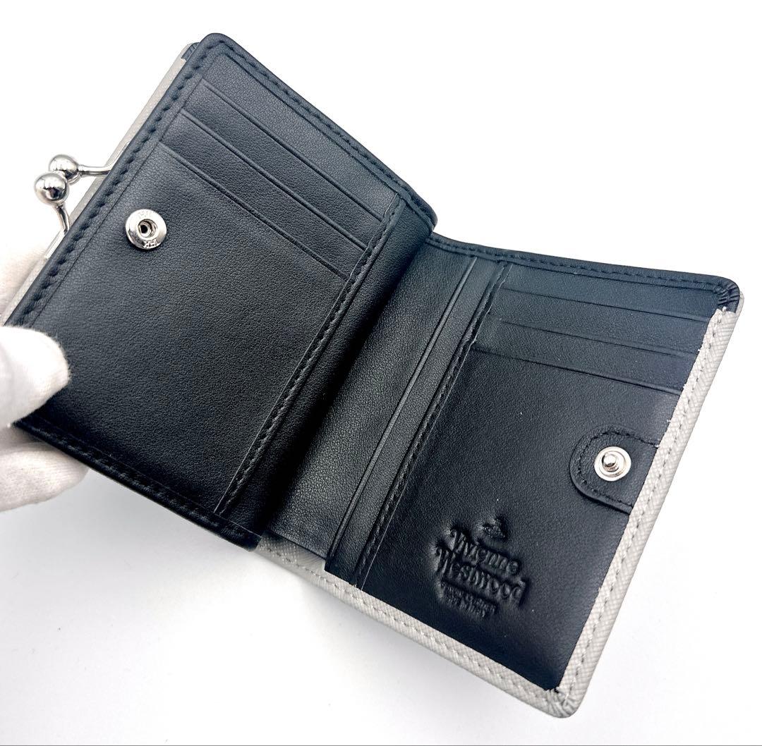 【新品✦新品】Vivienne Westwood 二つ折り財布/グレー/人気