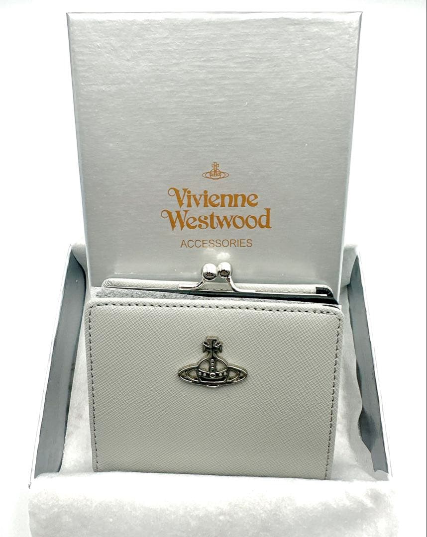 【新品✦新品】Vivienne Westwood 二つ折り財布/グレー/人気