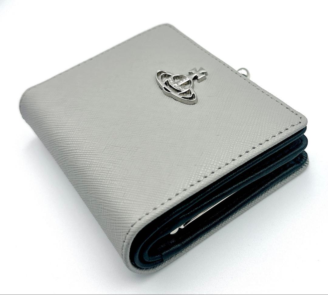 【新品✦新品】Vivienne Westwood 二つ折り財布/グレー/人気