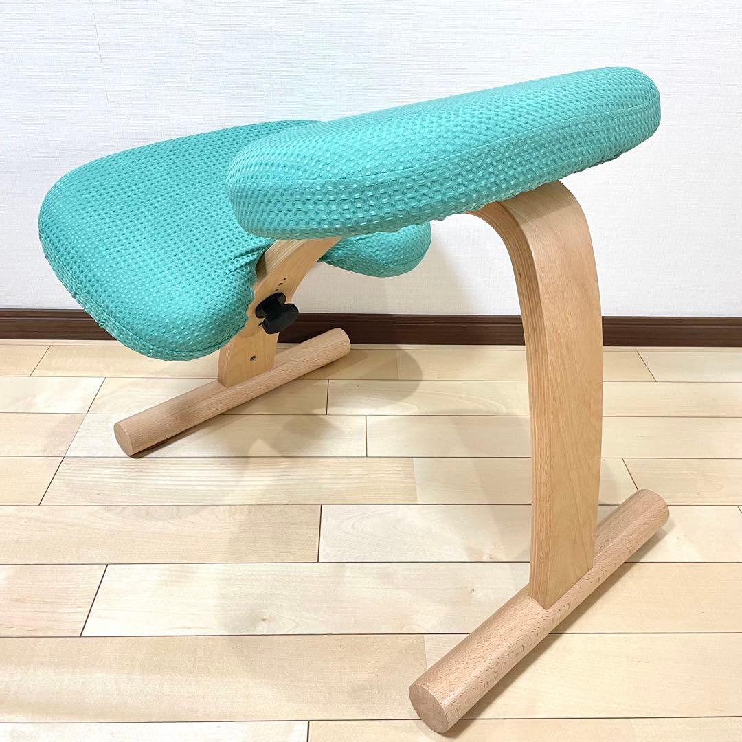 バランスチェア バランスイージー ライトグリーン 中古美品