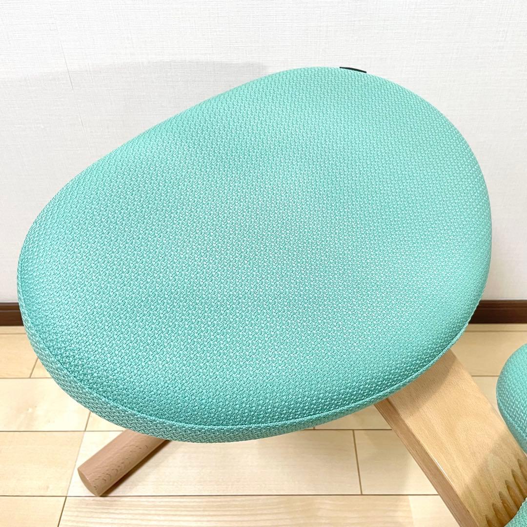 バランスチェア バランスイージー ライトグリーン 中古美品