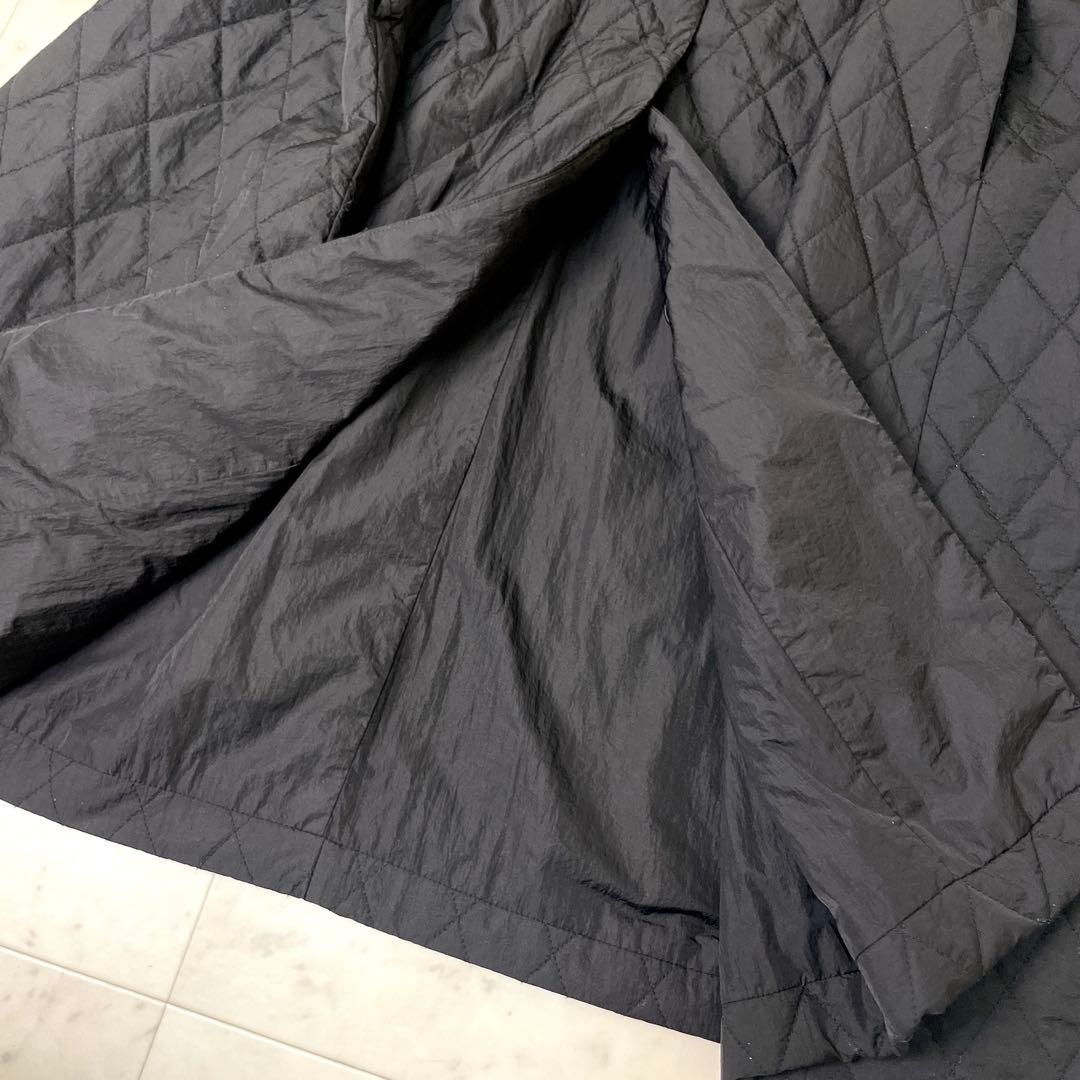専用【美品】ビアズリー 袖バルーンキルトコート ドローコード 黒 フリーサイズ