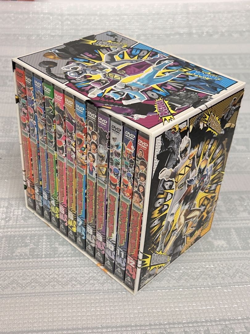全巻セットDVD 獣電戦隊 キョウリュウジャー 全12巻全巻収納BOX付き