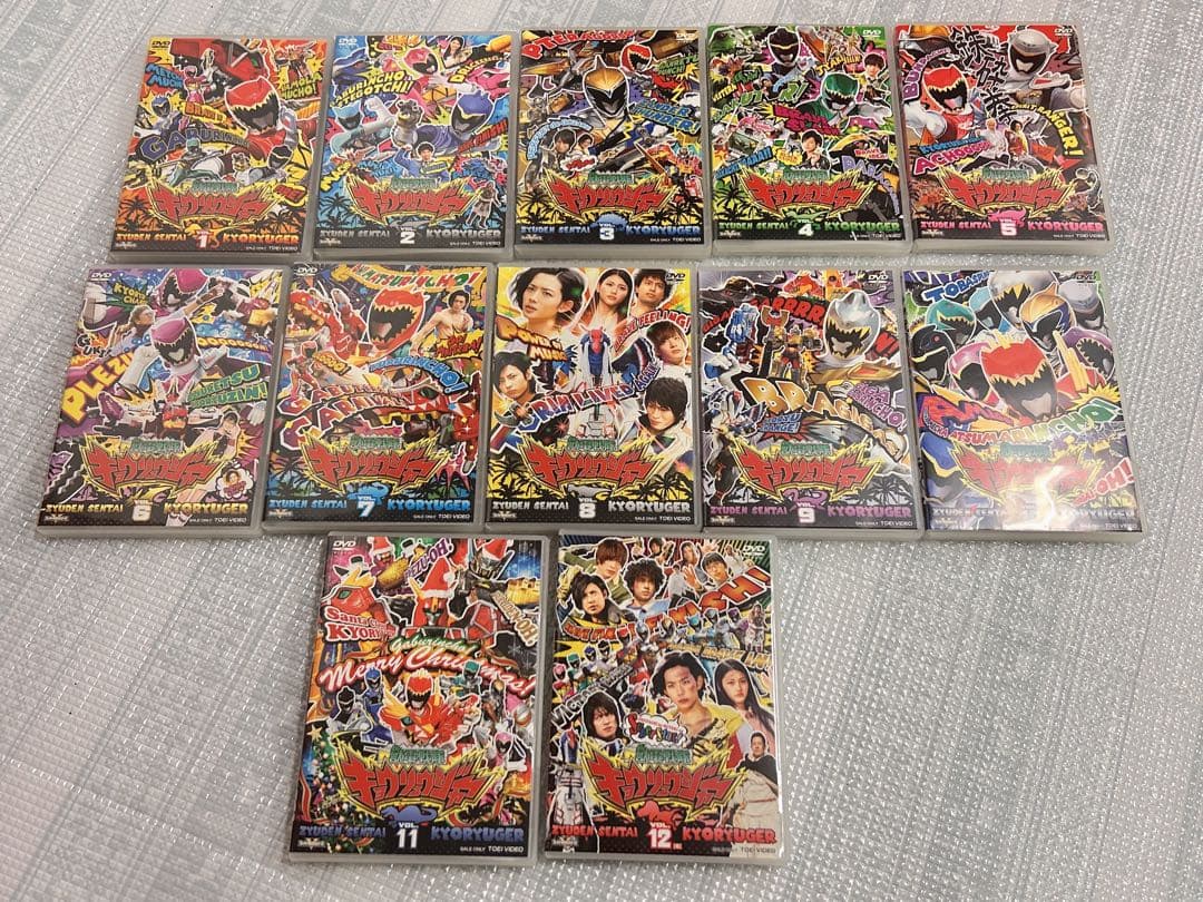 全巻セットDVD 獣電戦隊 キョウリュウジャー 全12巻全巻収納BOX付き