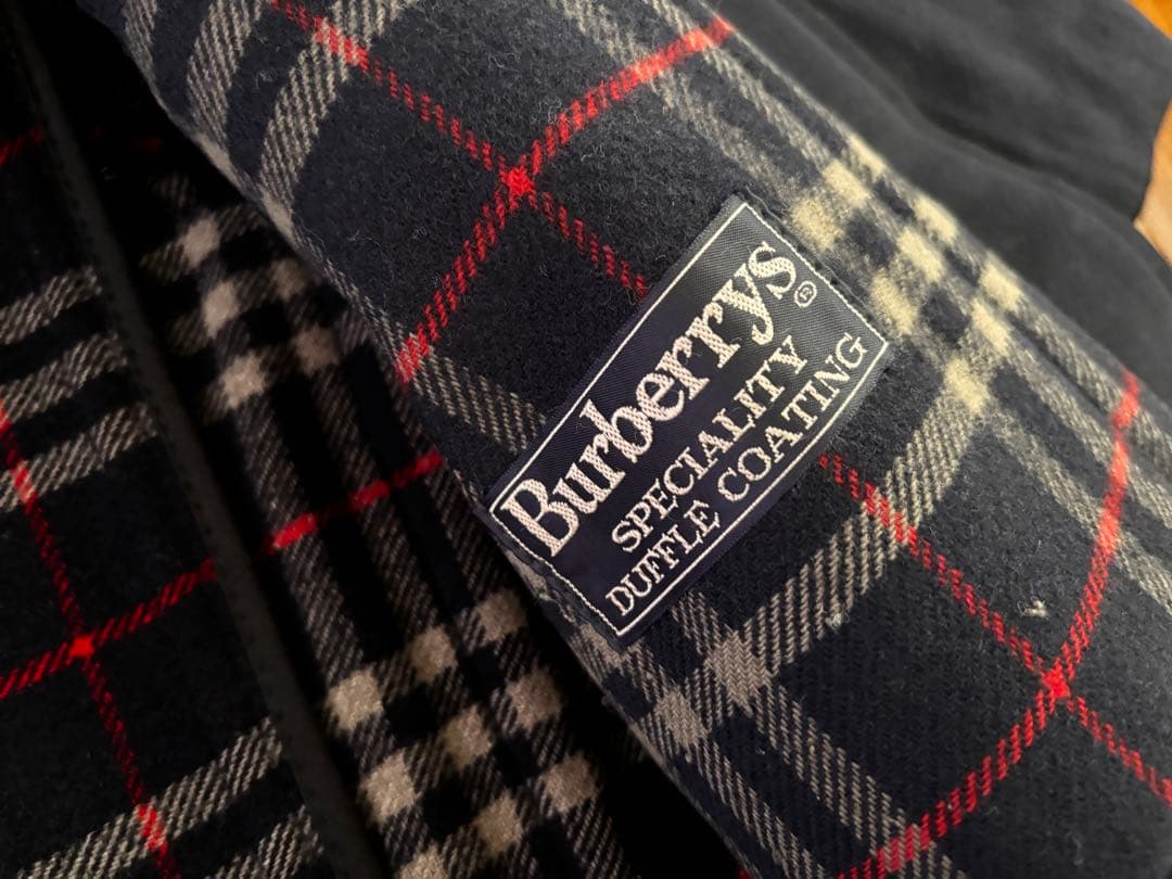 次*中様 希少! 90s バーバリー Burberry 英国製 ダッフルコート