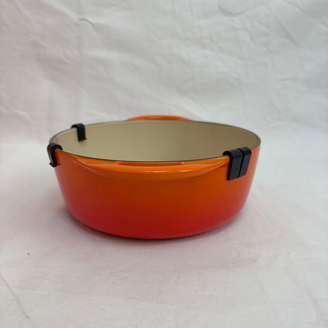 B1748 LE CREUSET ル・クルーゼ 両手鍋18cm グリーン0001