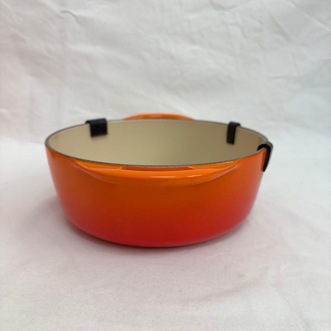 B1748 LE CREUSET ル・クルーゼ 両手鍋18cm グリーン0001