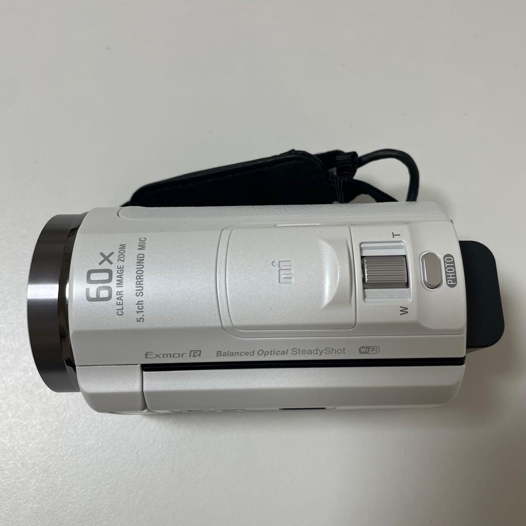 SONY HDR-PJ540 ビデオカメラ 本体　ホワイト