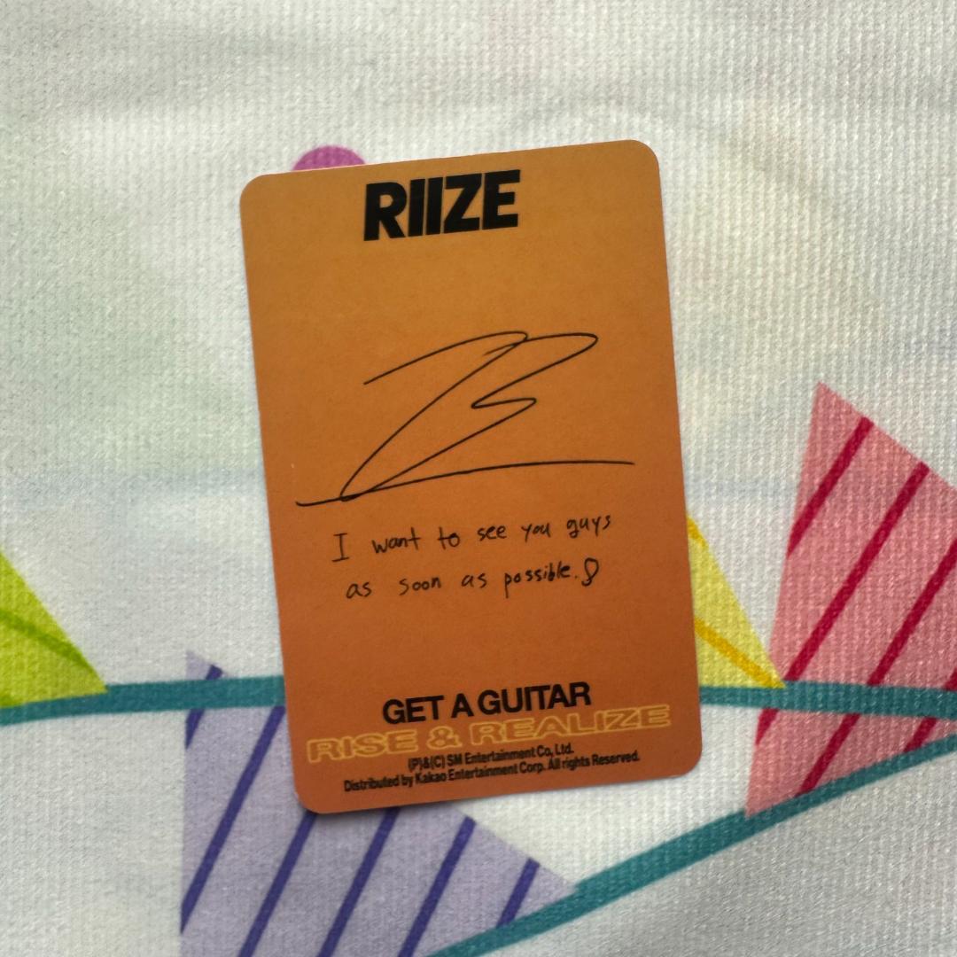 RIIZE Get A Guitar US盤 ウォンビン トレカ