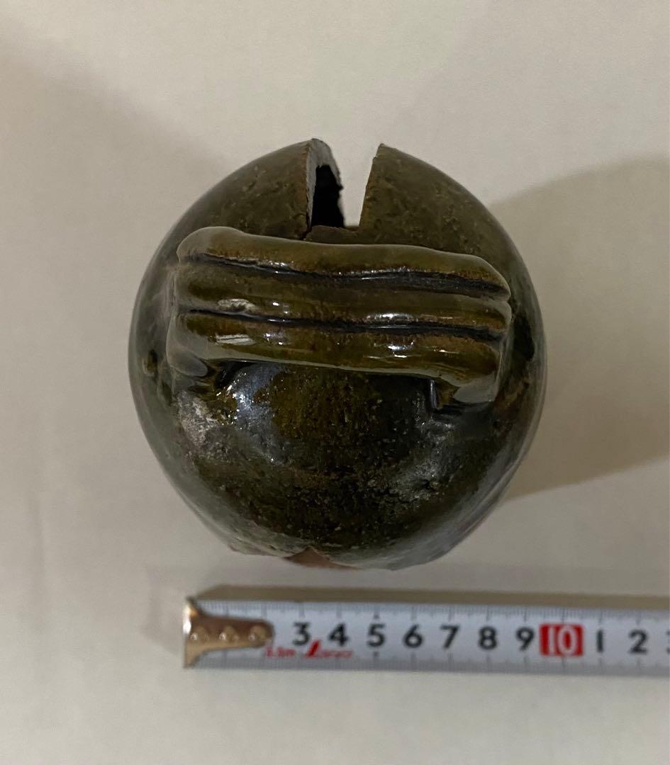 骨董　織部の灯火器　茶道具　夜咄