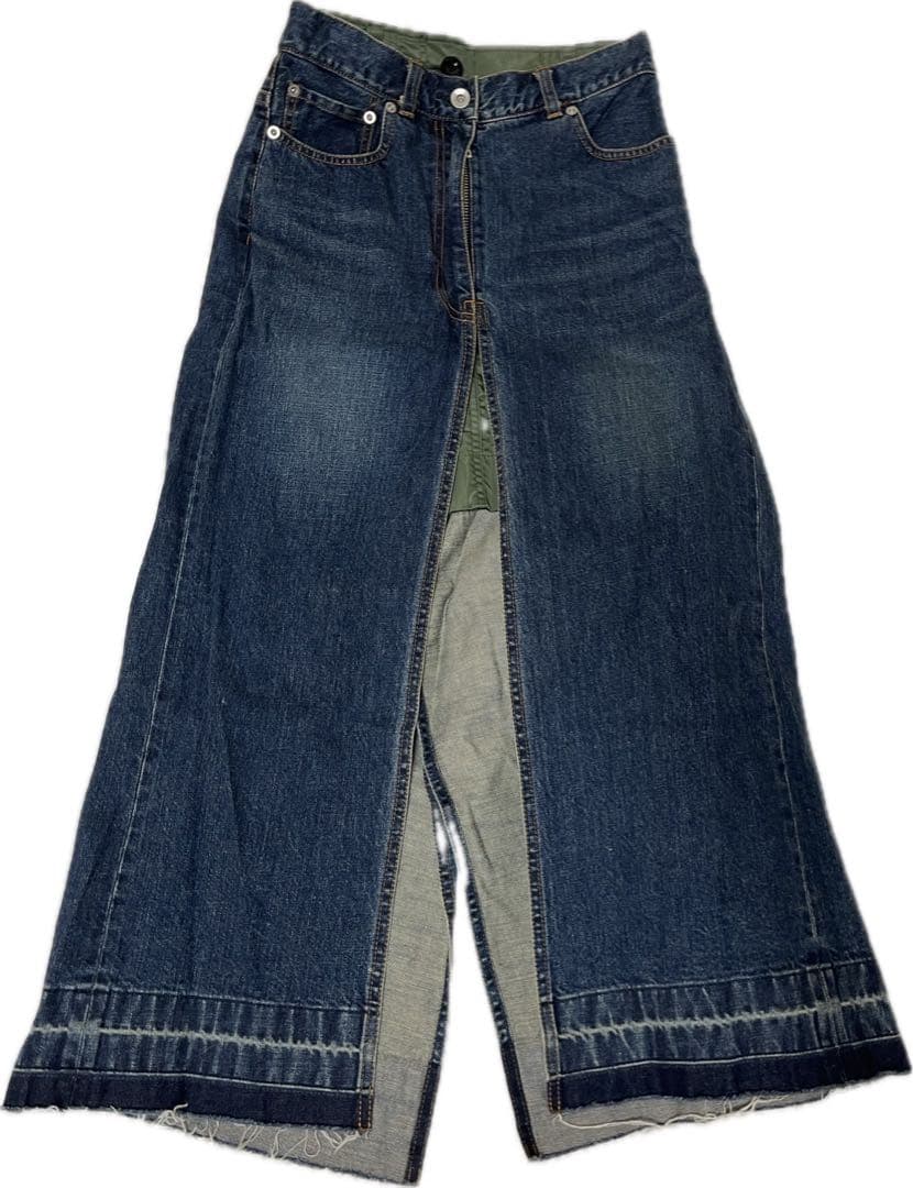 ⭐︎タイムセール⭐︎Sacai デニムスカート　22SS