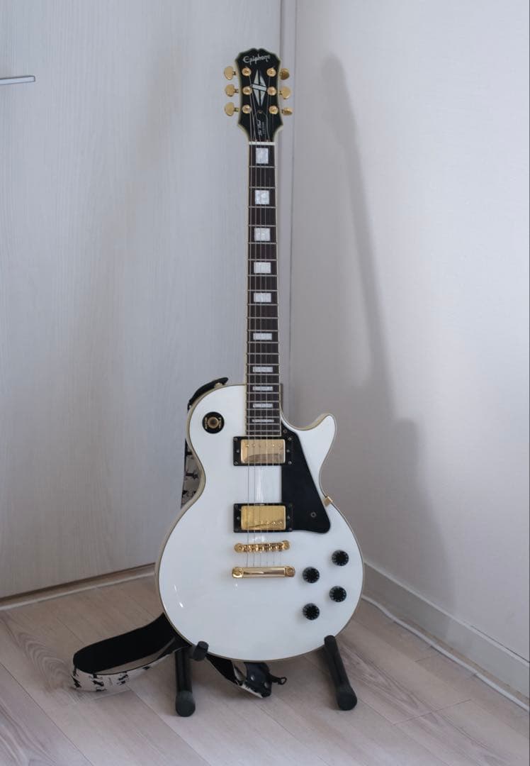 Epiphone レスポールカスタム白