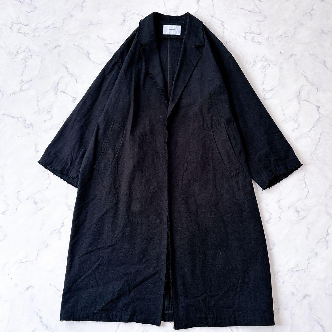 menmen様　24SS 完売品✨FRAMeWORK 綿麻プレーンコート