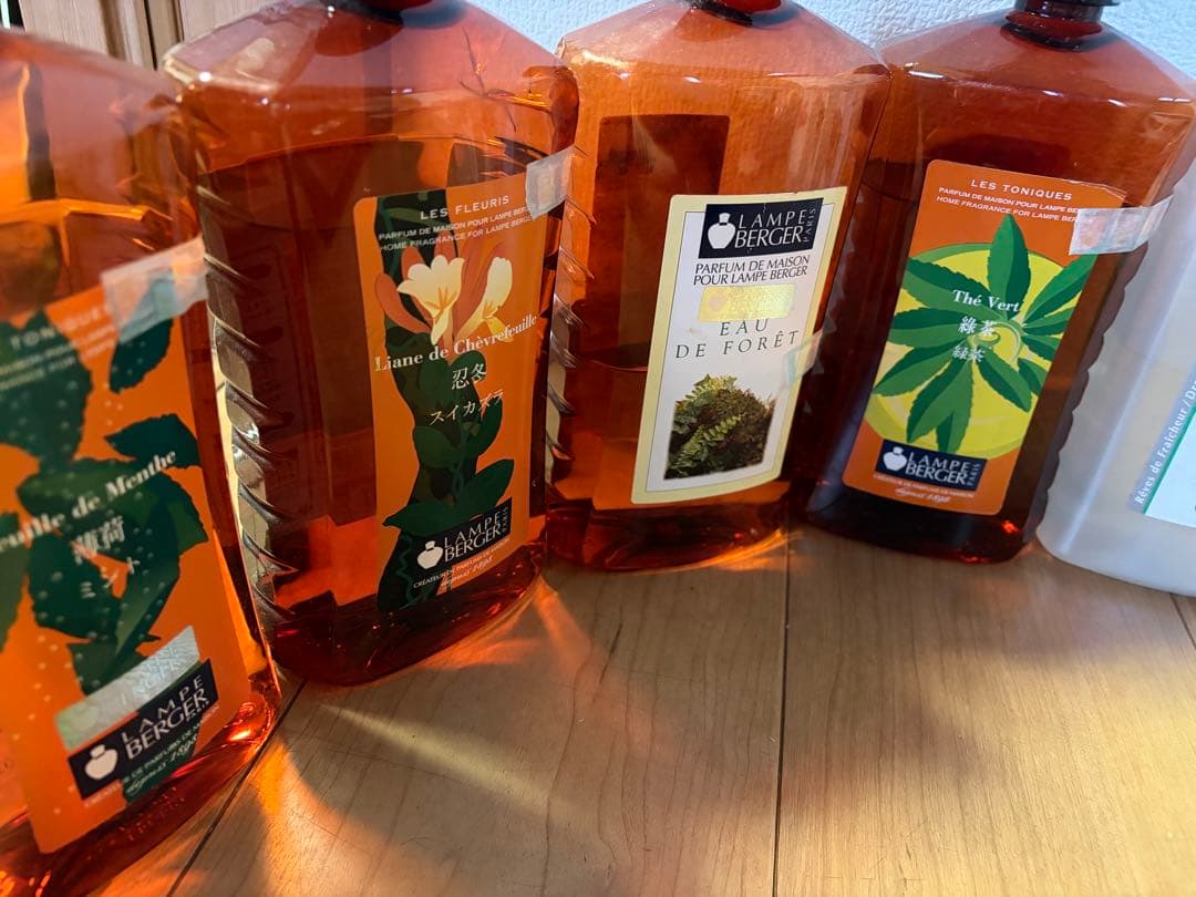 千*里様 ランプベルジェ　オイル　アロマ　セット　開封品　まとめて　茶ボトル
