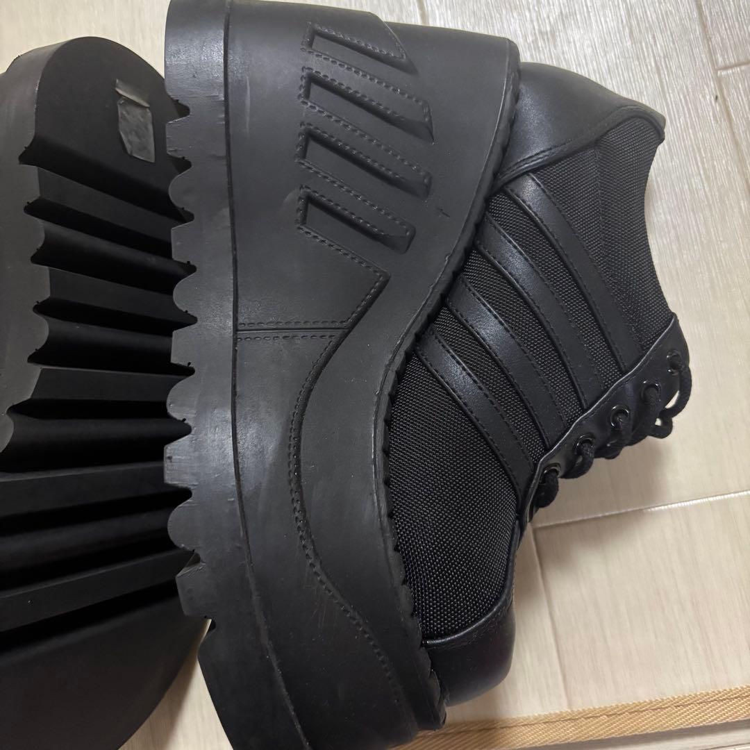 Demonia ブラック ハイカットスニーカー　US7
