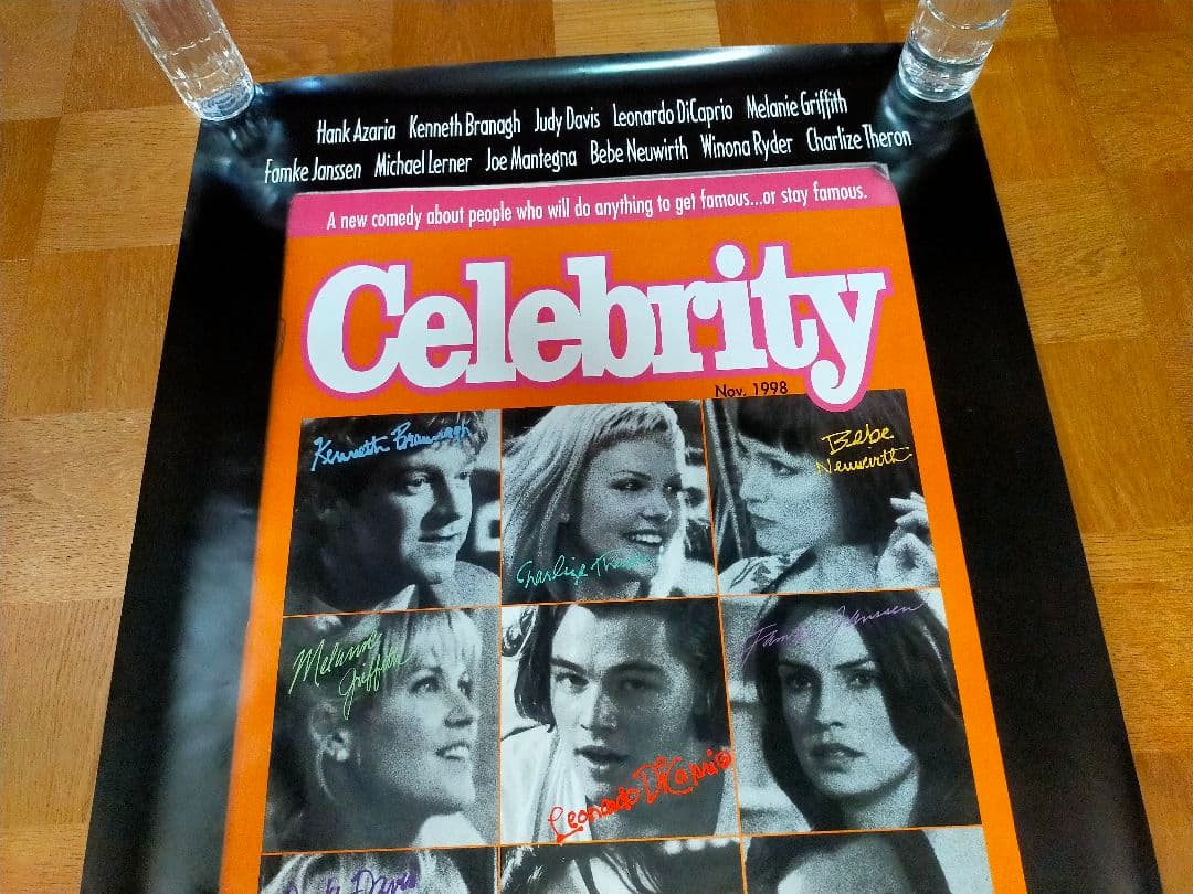 着払限定☆断捨離☆激レア☆ウッディ・アレン監督作品★Celebrity☆ポスター