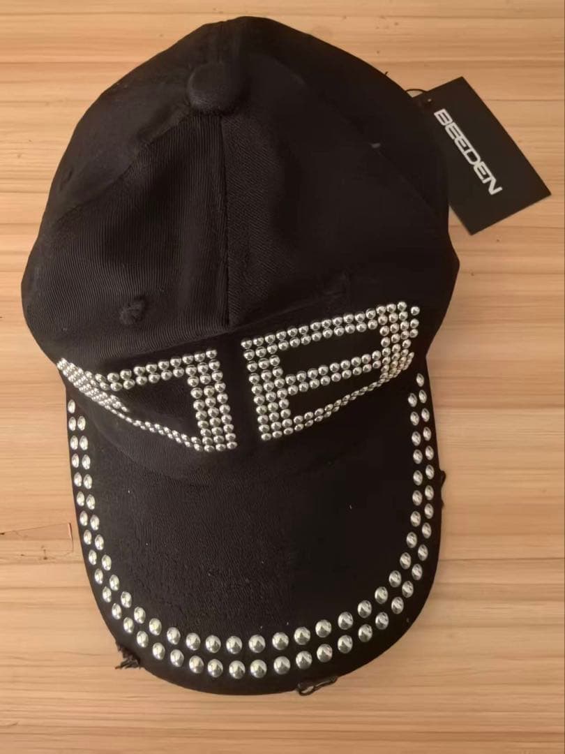 新品未使用 BEEDEN BD STUDS DAMAGE CAP