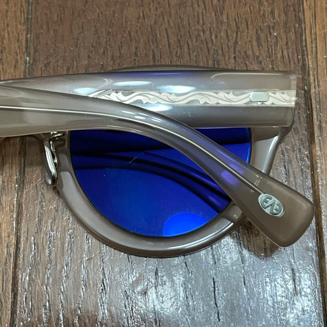 極美品 EYEVAN7285 アイヴァン 754クリアフレーム サングラス 眼鏡