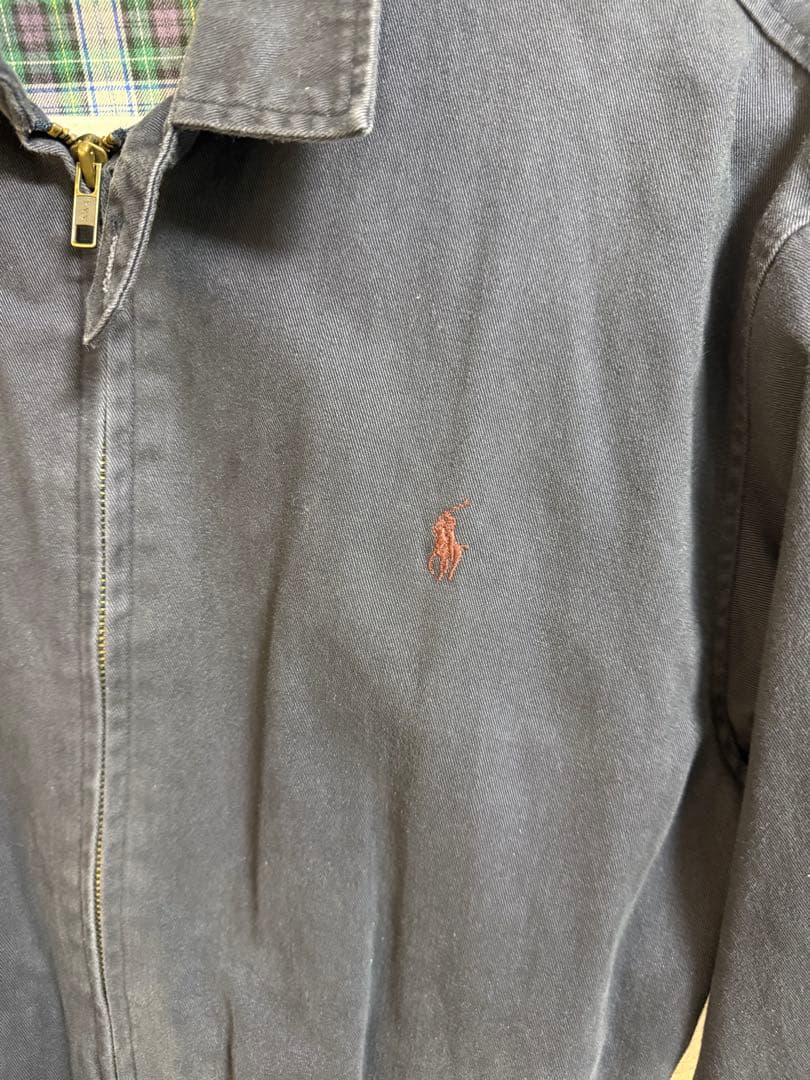 ネイビー ジップアップ ジャンパー ポロロゴ polo golf スイングトップ