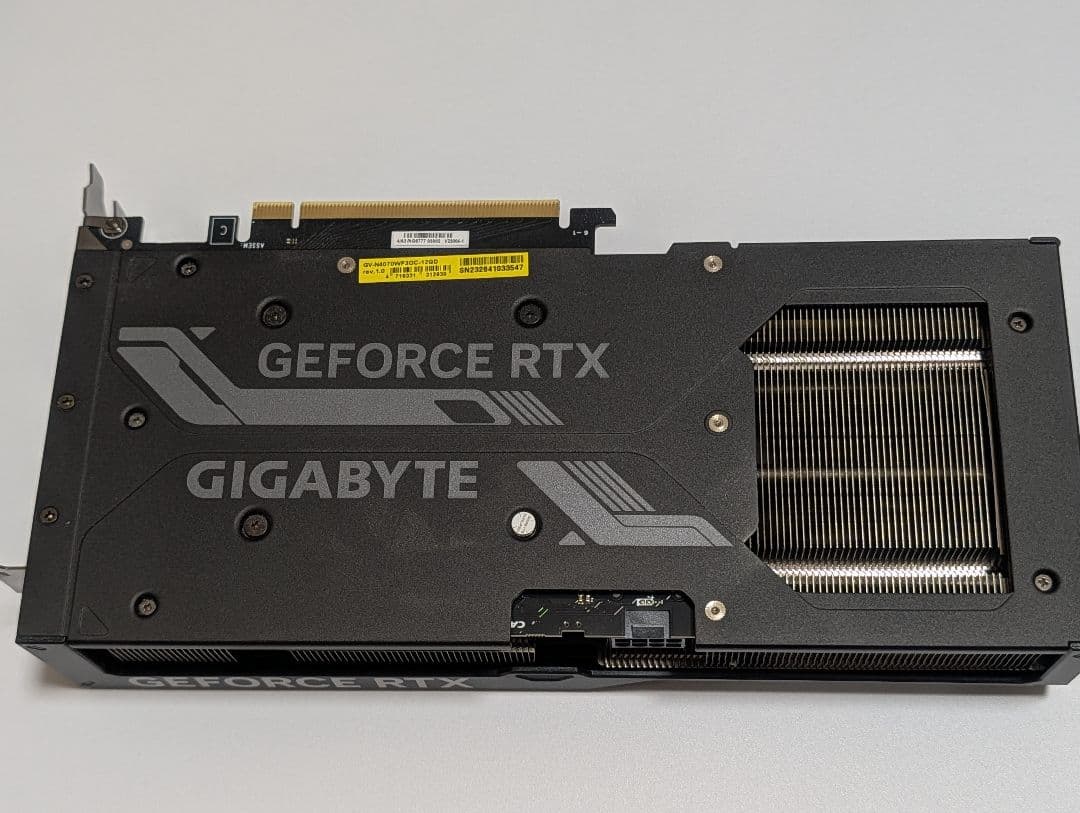 グラフィックボード・グラボ・ビデオカード GIGABYTE GEFORCE RTX4070 12G