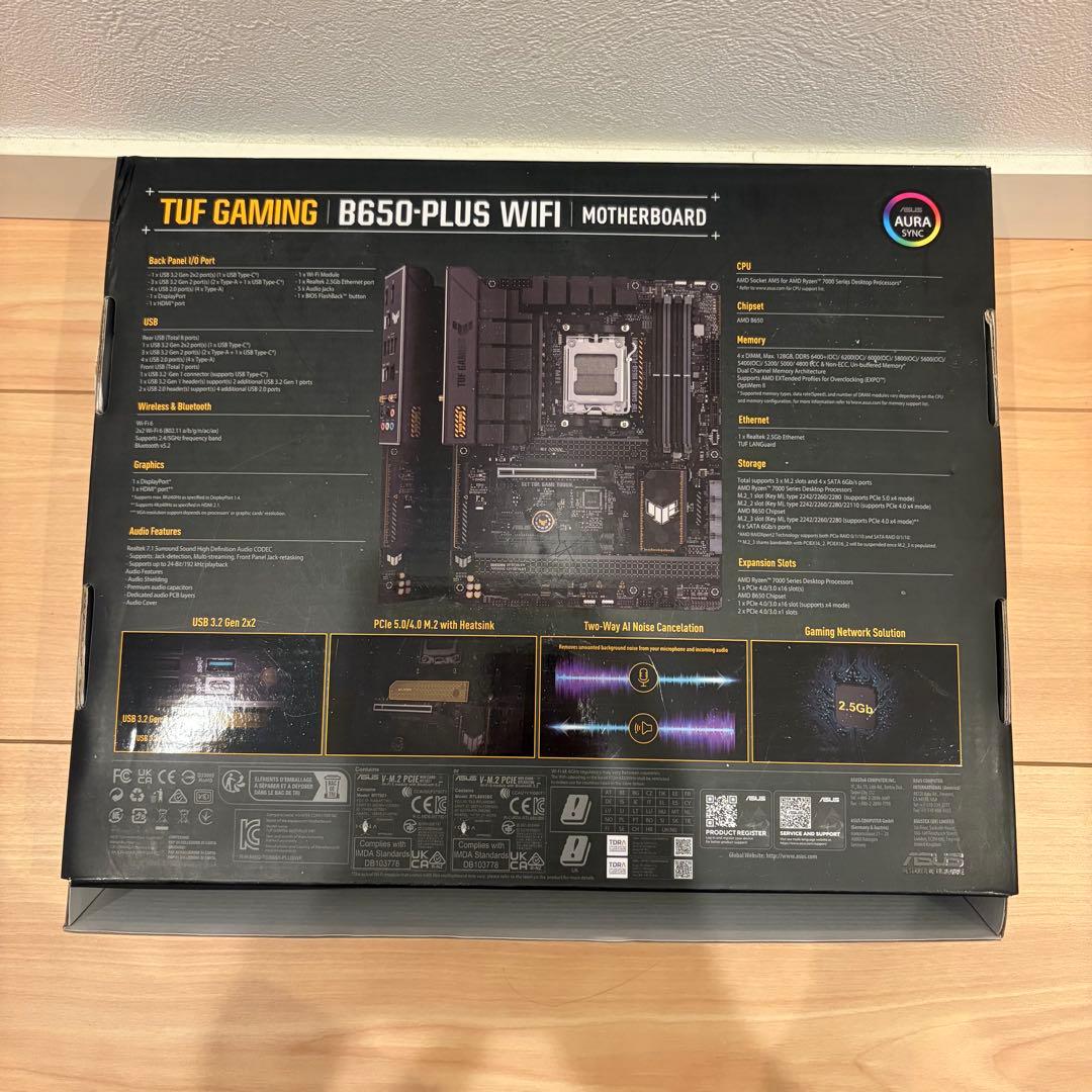 m*n様 ASUS TUF GAMING B650-PLUS WIFIマザーボー