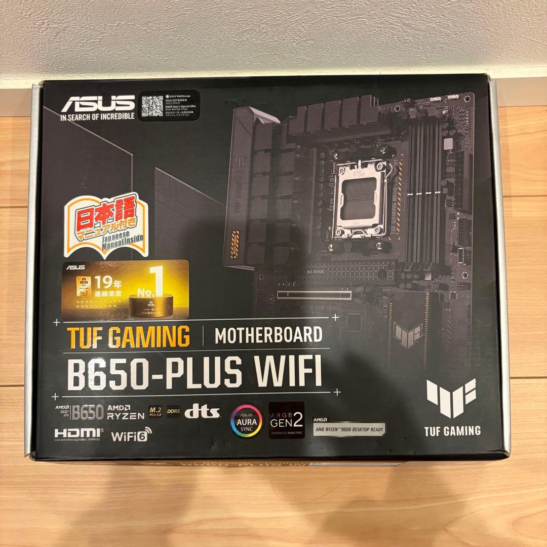 m*n様 ASUS TUF GAMING B650-PLUS WIFIマザーボー