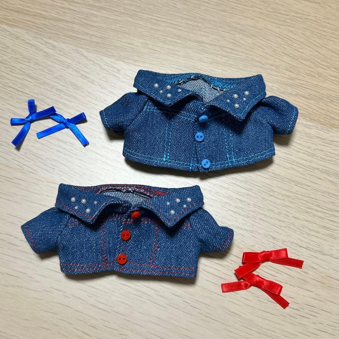 デニムジャケットとパンツセット　ぬい服　すのチル　big 服