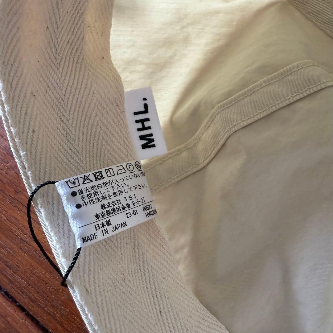 [新品未使用]MHL COTTON NYLON TWILL ハット 帽子