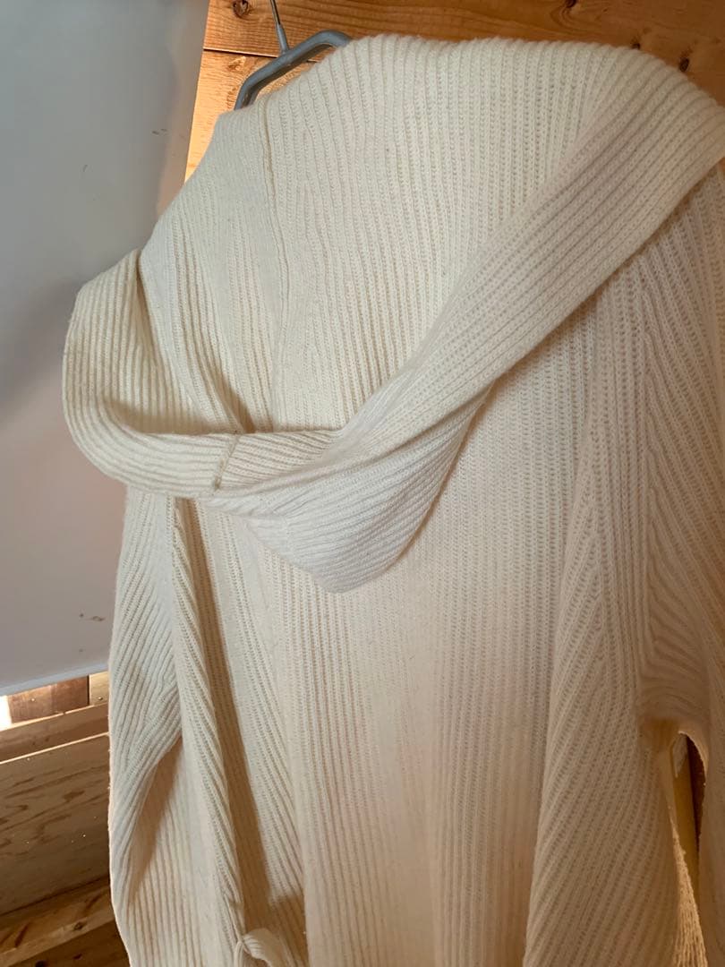 ⭐︎⭐︎⭐︎ロングカーディガン　オフホワイト　カシミア30%