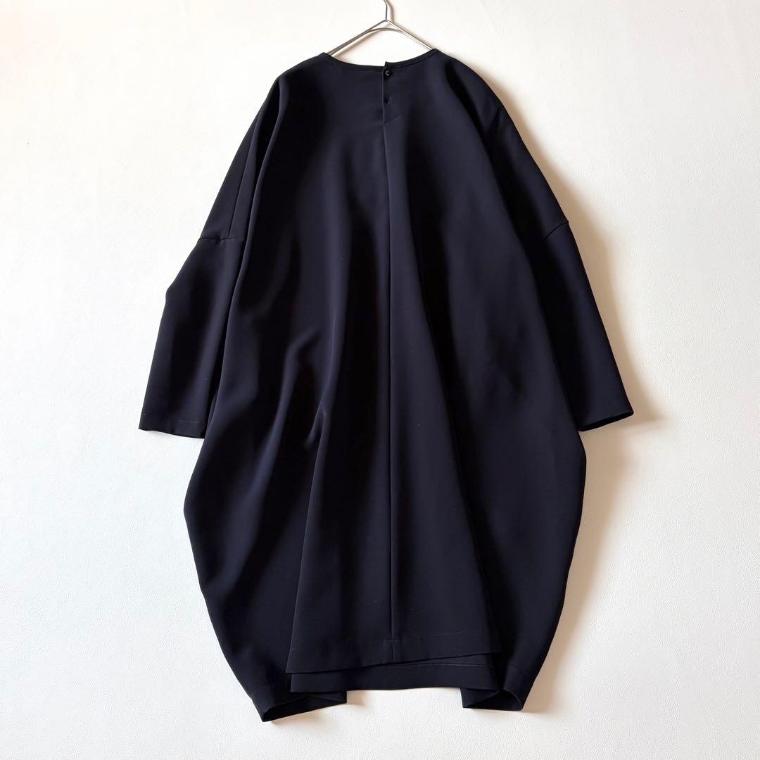 未使用タグ付き✨mizuiro ind　現行　コクーンワイドワンピース　ネイビー