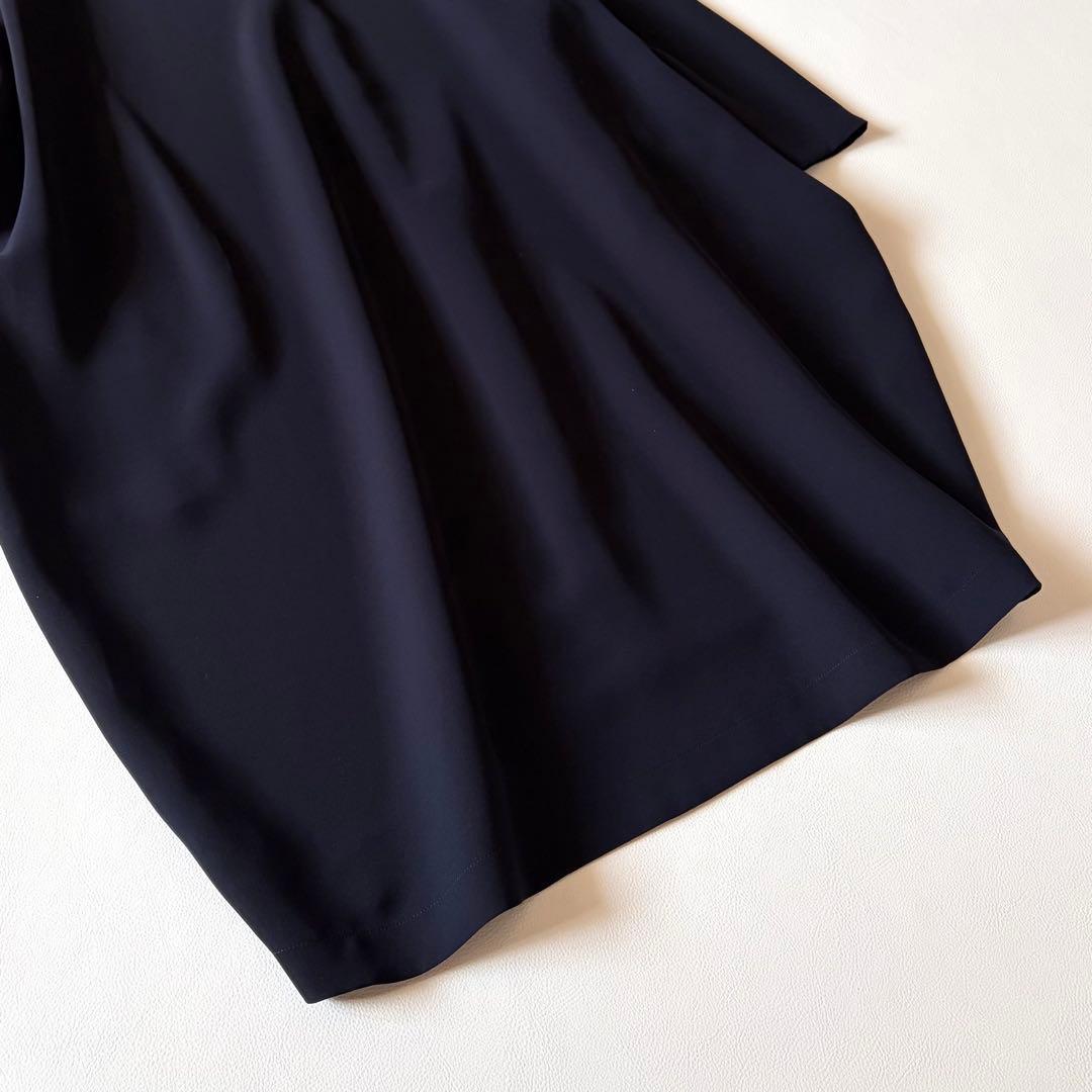 未使用タグ付き✨mizuiro ind　現行　コクーンワイドワンピース　ネイビー
