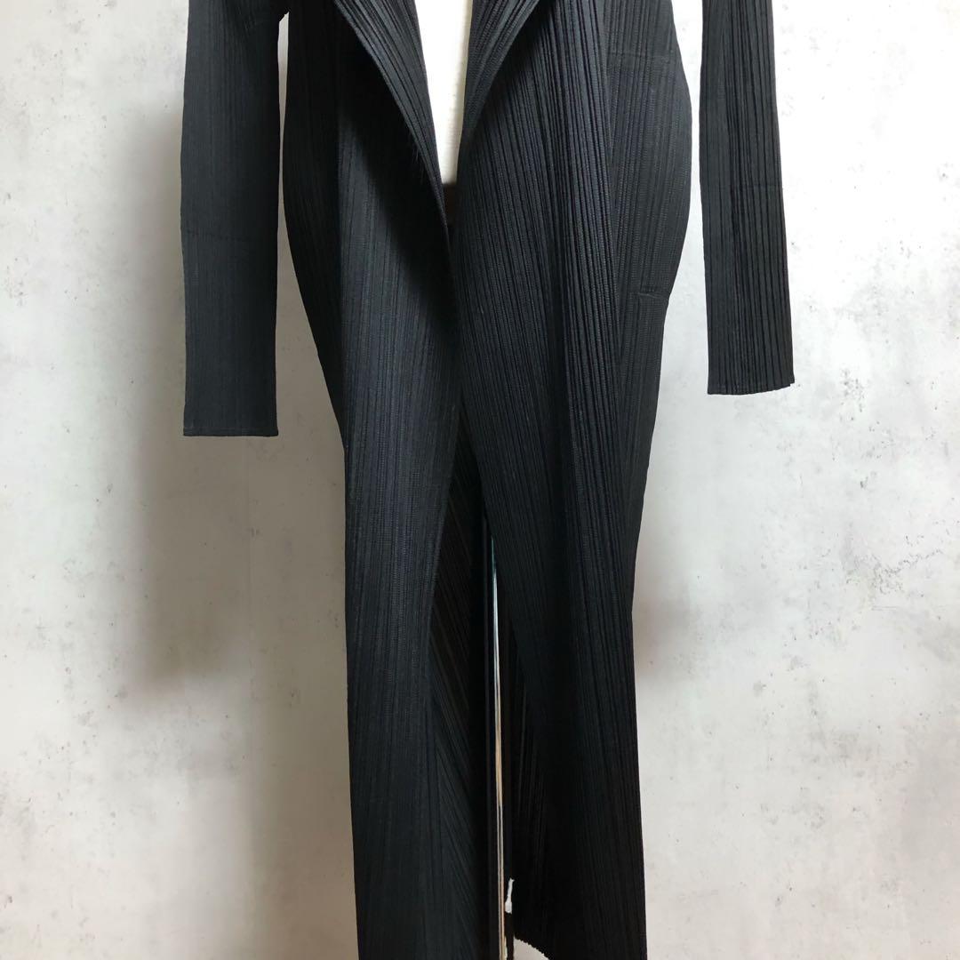 美品　PLEATS PLEASE ベーシック プリーツ カーディガン ポケット付